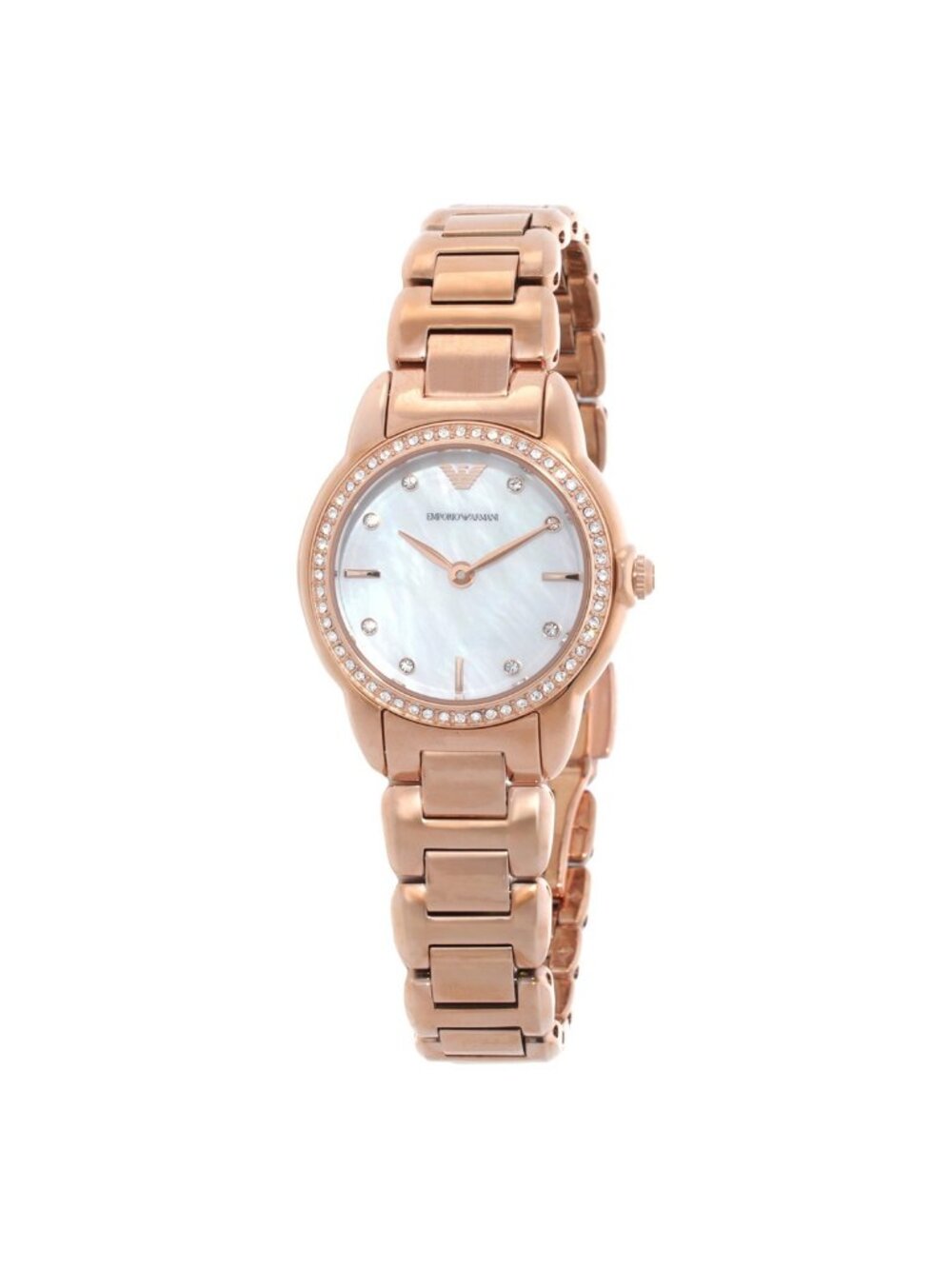 NWT Armani Mia Quartz Crystal Ladies Watch